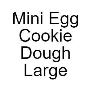 Mini Egg Cookie Dough Large