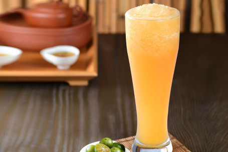 Dòng Yán Xuǎn Jú Chá Iced Salted Kumquat Green Tea