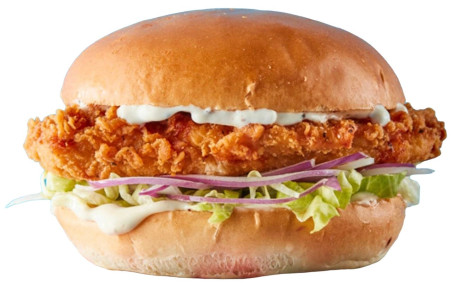 Fried Hot Chicken Fillet Burger