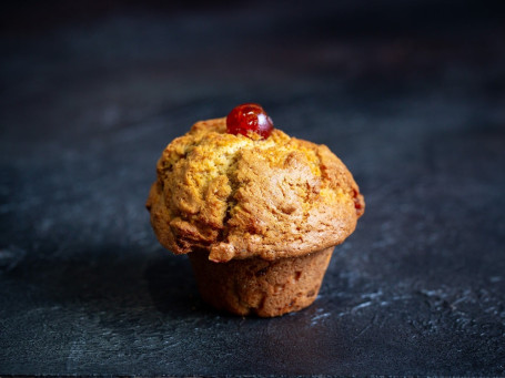 Gluten Free Vegan Cherry Almond Muffin