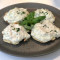 Crab Avocado mini waffle toasties xiè ròu niú yóu guǒ wō fū duō shì
