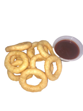 10 Onion Rings With Chilli Dip