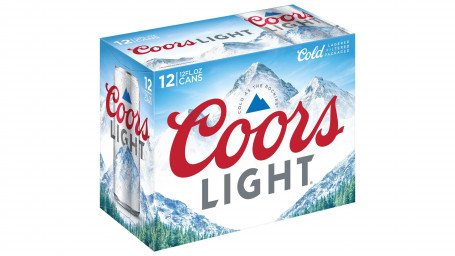 Coors Light American Light Lager Dåser (12 Oz X 12 Ct)