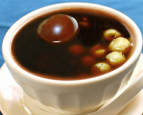 Sāng Jì Shēng Lián Zi Dàn Chá Rè Taxillus Chinese Soup With Lotus Seeds Egg Hot