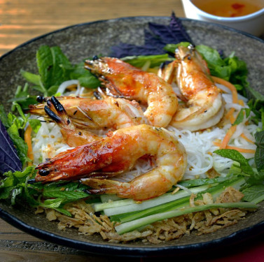 Bún Tôm Nướng Chargrilled Fresh Water Prawns