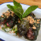 Grilled Betel Leaf Wrapped Beef And Prawns ' 'Bo La Lot ' '