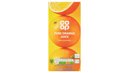 Co-Op Pure Orange Juice 1L