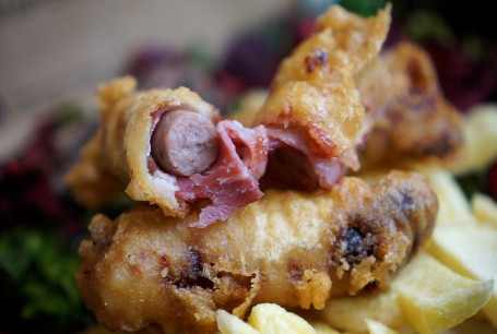 Battered Pigs In Blankets