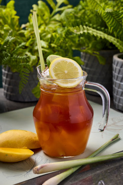 Lemongrass And Mango Iced Tea Xiāng Máo Máng Guǒ Chá