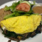 Wild Mushroom, Spinach Goat Cheese Omelet