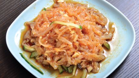 Jellyfish With Spicy Pickled Cucumber