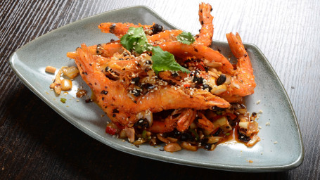 Crispy King Prawn With Peanut