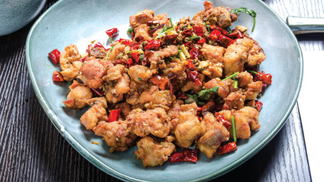 Deep Fried Sichuan Chicken With Chilli Pepper