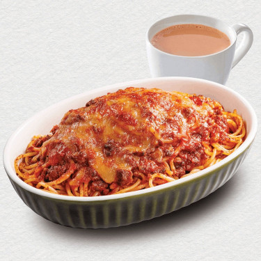 Jú Ròu Jiàng Yì Fěn Baked Spaghetti Bolognese