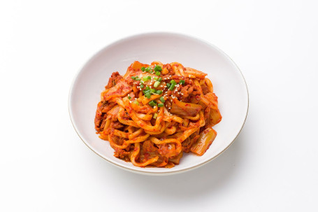 Kimchi Spicy Pork Stir-Fried Udon
