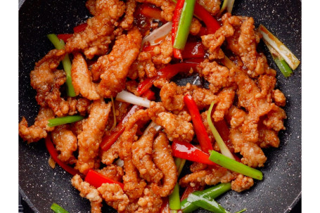 Salt And Pepper Shredded Chicken Jiāo Yán Jī Sī