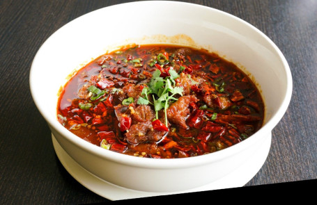 Boiled Beef In Chilli Oil Soup Shuǐ Zhǔ Niú Ròu