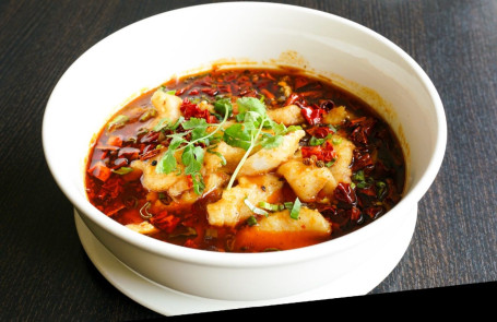 Boiled Fish Fillets In Chilli And Peppercorn Oil Soup Shuǐ Zhǔ Yú