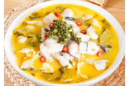 Boiled Seabass With Chilli In Pickled Cabbage Soup Jīn Tāng Suān Cài Lú Yú