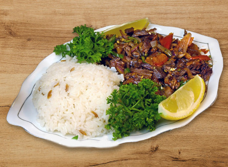 K10B Sac Kebab With Beef Served Rice Or Chips