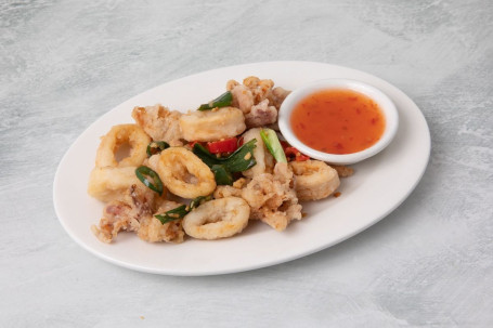 Chilli Calamari Jiāo Yán Yóu Yú