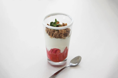 Natural Yogurt, Berry Compote, low sugar Granola