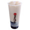 Xiān Cǎo Dòng Nǎi Lǜ Bīng) Jasmine Milk Tea W/Herbal Jelly