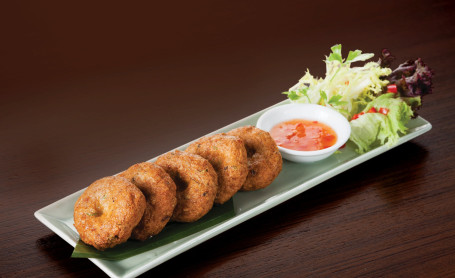 Thai Fish Cakes Tài Shì Zhà Yú Bǐng (5Pc)