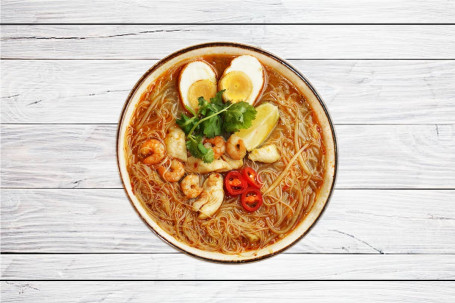 Laksa Rice Noodle In Soup Mǎ Lái Xī Yà Tāng Mǐ Fěn