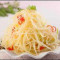 Cold Shredded Potato with Chilli and Garlic liáng bàn tǔ dòu sī#034