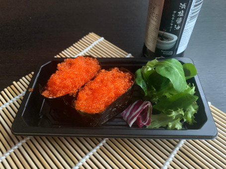 76. Flying Fish Roe Gunkan (Tobiko)