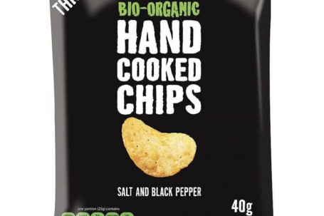 Bio Organic Sea Salt And Pepper Chips 40G