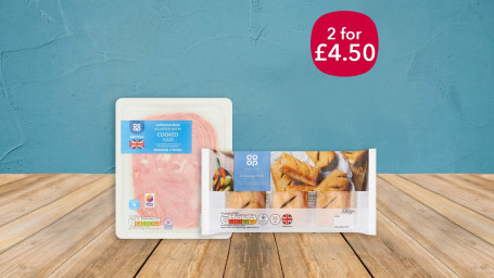 2 For £4.50 Snacking, Cooked Meats Pies