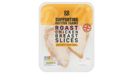 Co-Op Ready To Eat Sliced Chicken Breast 170G