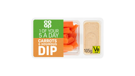 Co-Op Carrots Houmous Dip 130G