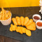 Kāi Xīn Zhà Lán Zhà Jī Kuài, Shǔ Bǐng, Shǔ Tiáo Mixed Fired Box Chicken Nuggets X6, Hash Brown X6, Fries