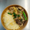 (M1) Fried Rice with Chicken and Mushrooms jī ròu mó gū chǎo fàn
