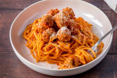 Pasta Della Nonna  Meatballs And Tomato  Sauce