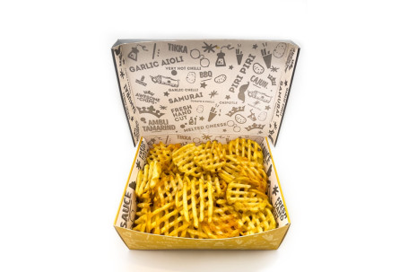 Waffle Fries Large Box