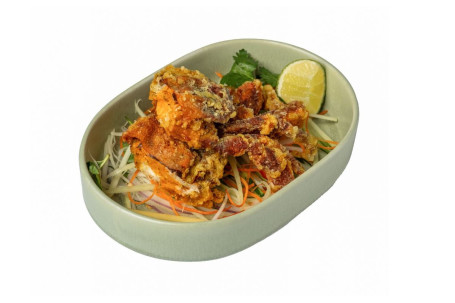 Soft Shell Crab Salad Ruǎn Ké Xiè Qīng Guā Shā Lǜ