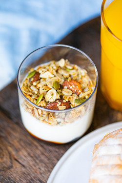 Yoghurt With Coconut Flower Almond Granola