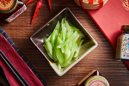 Jade Vegetable Stir-Fried In A Ginger Sauce Xiān Jiāng Zhī Wō Sǔn