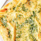 Flatbread with garlic butter and cheese
