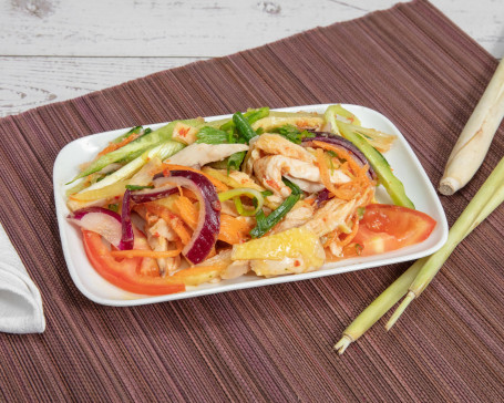 Suān Là Jī Sī Shā Lǜ Spicy Chicken Salad