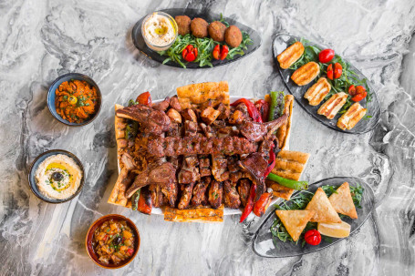 Meal Deal For 6 Large Mixed Meze And Jumbo Platter
