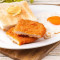 Jí Liè Yú Liǔ Cān Deep Fried Fish Fillet Luncheon Meat/ Sausages/Ham/Scramble Egg Thick Toast With Butter