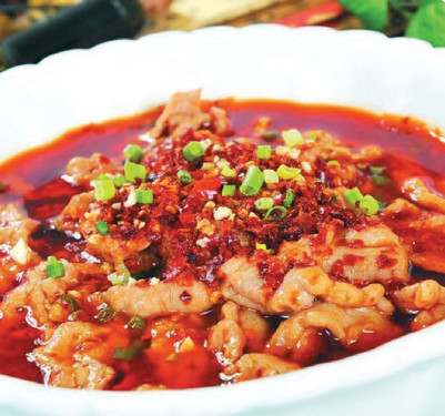 Hot-Boiled Tender Beef Slices In Spicy Chilli Soup (Extra Spicy)