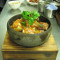 Stuffed Tofu with Minced Prawn in Garlic Pot zhēn zhēn niàng dòu fǔ guō
