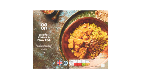 Co-Op Chicken Korma Pilau Rice 425G