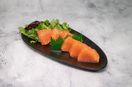 Salmon Sashimi (6 Pieces) Sān Wén Yú Cì Shēn